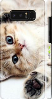 3D пластиковий матовий чехол Котик для Samsung Galaxy Note 8 - 6024m-1020 изображение 