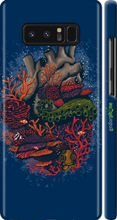 3D пластиковый матовый чехол Сердце моря для Samsung Galaxy Note 8 - 6506m-1020 изображение 