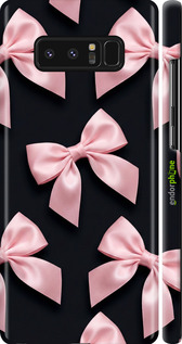 3D пластиковий матовий чехол Coquette Ribbons Dark Coquette для Samsung Galaxy Note 8 - 6767m-1020 изображение 