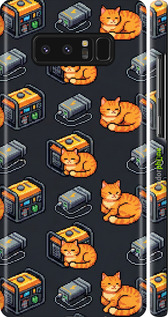 3D пластиковий матовий чехол Autonomous Zone для Samsung Galaxy Note 8 - 6771m-1020 изображение 