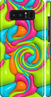 3D пластиковый матовый чехол 'Y2K Jelly Dream' для Samsung Galaxy Note 8 изображение 9