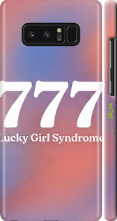 3D пластиковый матовый чехол 'Aesthetic Aura Gradient 777 Lucky Energy' для Samsung Galaxy Note 8 изображение 21