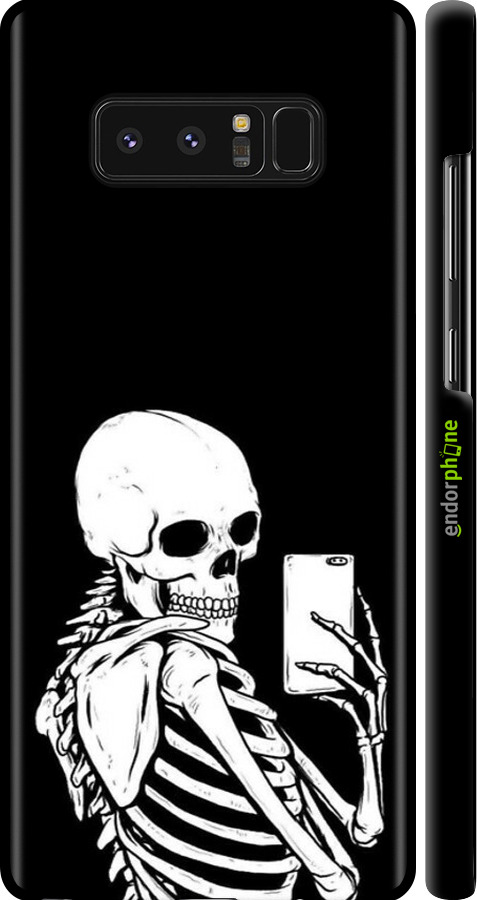 3D пластиковый матовый чехол Скелет делает Selfie для Samsung Galaxy Note 8 - 6535m-1020 изображение 