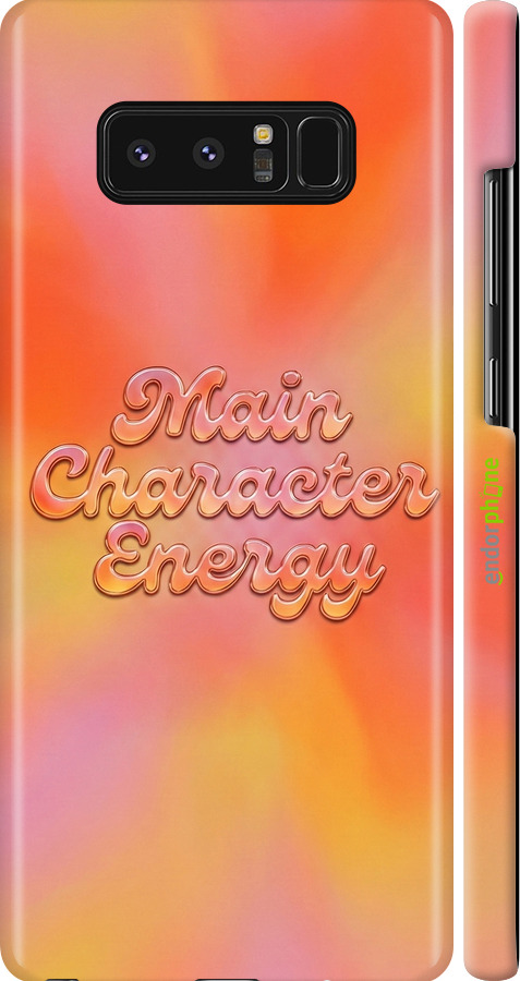 3D пластиковый матовый чехол Aura Gradient Main Character Energy Aesthetic Y2K для Samsung Galaxy Note 8 - 6783m-1020 изображение 
