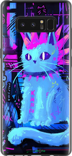 2D пластиковий чехол Кіт панк для Samsung Galaxy Note 8 - 6311t-1020 изображение 