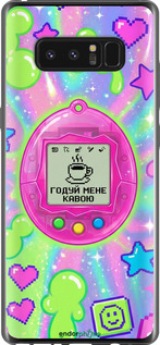 2D пластиковый чехол Y2K Aesthetic Retro Pet: Годуй мене кавою для Samsung Galaxy Note 8 - 6784t-1020 изображение 