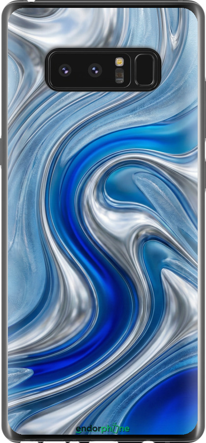 2D пластиковый чехол Liquid Chrome для Samsung Galaxy Note 8 - 6781t-1020 изображение 