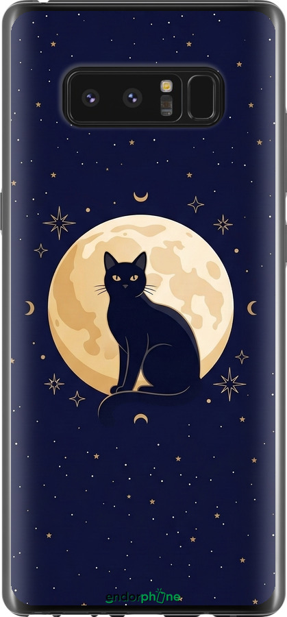 2D пластиковый чехол Cute Cat Celestial/Witchy для Samsung Galaxy Note 8 - 6787t-1020 изображение 