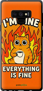 TPU чехол Funny Cat для Samsung Galaxy Note 9 N960F - 6786b-1512 изображение 