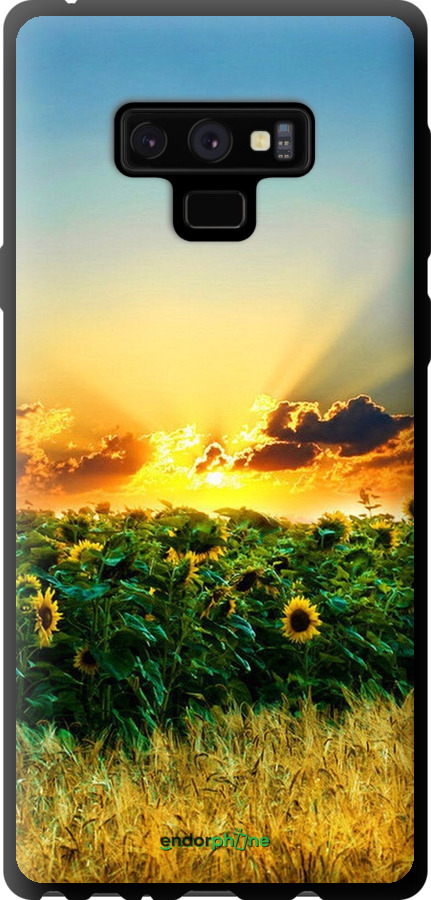 

TPU чорний чохол "Україна" для Samsung Galaxy Note 9 N960F