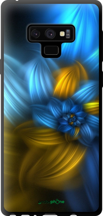 

TPU чорний чохол "Візерунок 46" для Samsung Galaxy Note 9 N960F, Синій