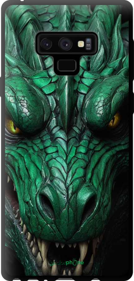 TPU чехол Зелёный дракон v2 для Samsung Galaxy Note 9 N960F - 5817b-1512 изображение 