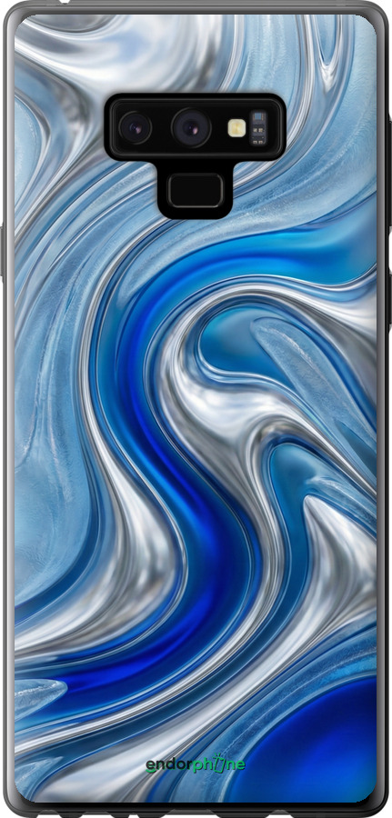 Силиконовый чехол Liquid Chrome для Samsung Galaxy Note 9 N960F - 6781u-1512 изображение 