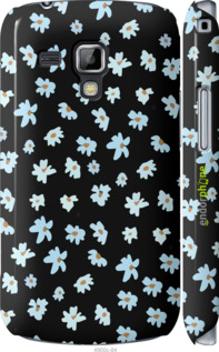 3D пластиковый глянцевый чехол Цветочный для Samsung Galaxy S Duos s7562 - 4900c-84 изображение 
