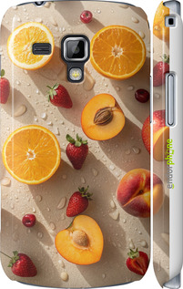 3D пластиковий глянцевий чехол Фрукти 3 для Samsung Galaxy S Duos s7562 - 6703c-84 изображение 