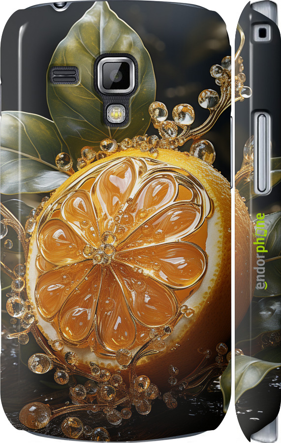 3D пластиковый глянцевый чехол Лимон для Samsung Galaxy S Duos s7562 - 5647c-84 изображение 
