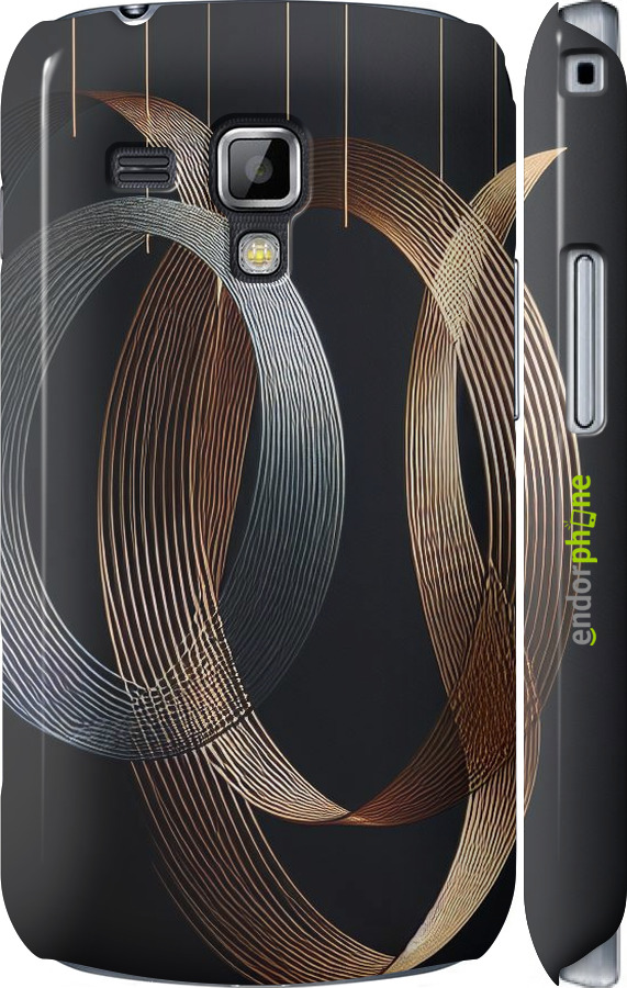 3D пластиковий глянцевий чехол Симфонія для Samsung Galaxy S Duos s7562 - 5835c-84 изображение 