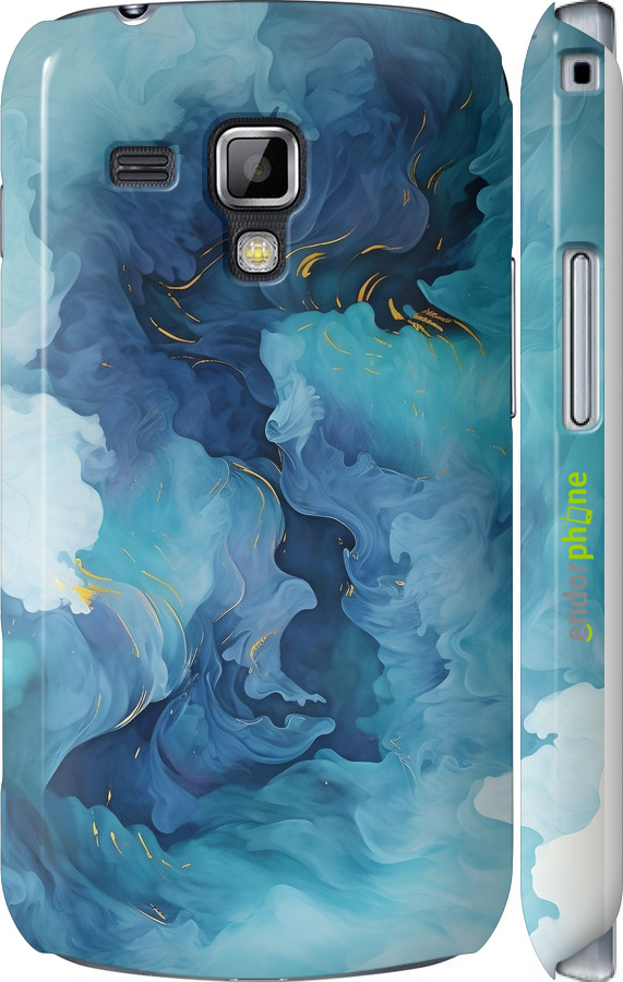 3D пластиковый глянцевый чехол Акварель для Samsung Galaxy S Duos s7562 - 6320c-84 изображение 