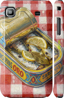 3D пластиковый глянцевый чехол Vintage Sardine Tin Phone для Samsung Galaxy S i9000 - 6772c-77 изображение 