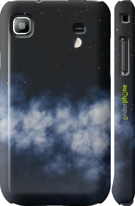3D пластиковий глянцевий чехол Нічне небо для Samsung Galaxy S i9000 - 6450c-77 изображение 