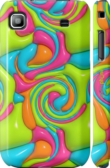 3D пластиковий глянцевий чехол Y2K Jelly Dream для Samsung Galaxy S i9000 - 6780c-77 изображение 