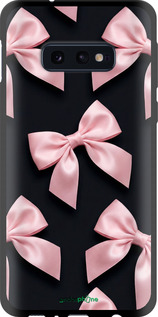 TPU чехол Coquette Ribbons Dark Coquette для Samsung Galaxy S10e - 6767b-1646 изображение 