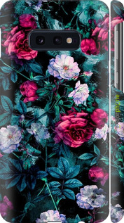 3D пластиковий матовий чехол Сад та троянди для Samsung Galaxy S10e - 6483m-1646 изображение 