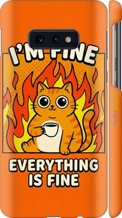 3D пластиковый матовый чехол 'Funny Cat' для Samsung Galaxy S10e изображение 13