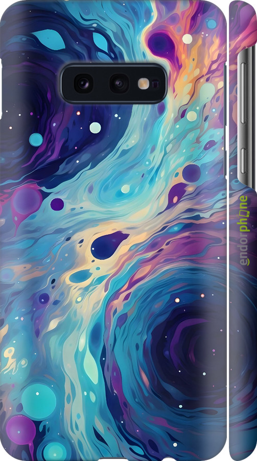 3D пластиковый матовый чехол Арт акварель для Samsung Galaxy S10e - 6329m-1646 изображение 