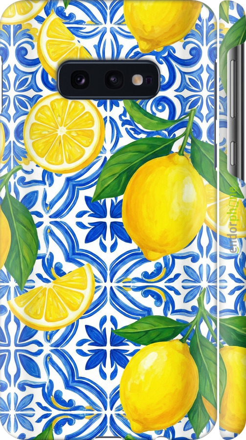 3D пластиковый матовый чехол Grocery Girl Italian Summer для Samsung Galaxy S10e - 6766m-1646 изображение 