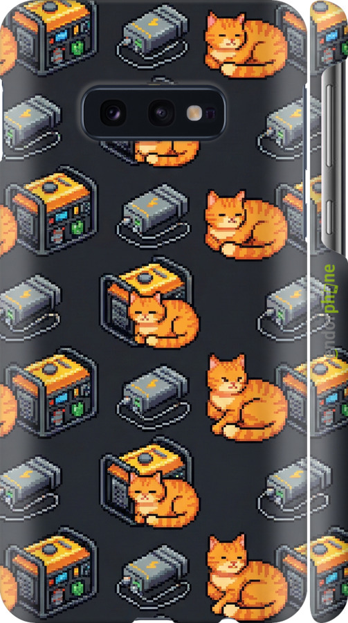 3D пластиковый матовый чехол Autonomous Zone для Samsung Galaxy S10e - 6771m-1646 изображение 