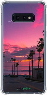 Силикон с усиленными углами чехол Пальмы для Samsung Galaxy S10e - 5873sp-1646 изображение 
