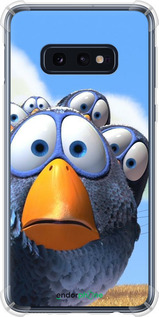 Силикон с усиленными углами чехол Angry Birds для Samsung Galaxy S10e - 6008sp-1646 изображение 