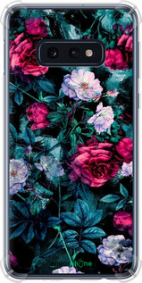 Силикон с усиленными углами чехол Сад и розы для Samsung Galaxy S10e - 6483sp-1646 изображение 