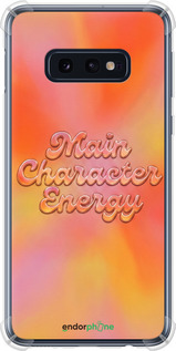 Силикон с усиленными углами чехол Aura Gradient Main Character Energy Aesthetic Y2K для Samsung Galaxy S10e - 6783sp-1646 изображение 