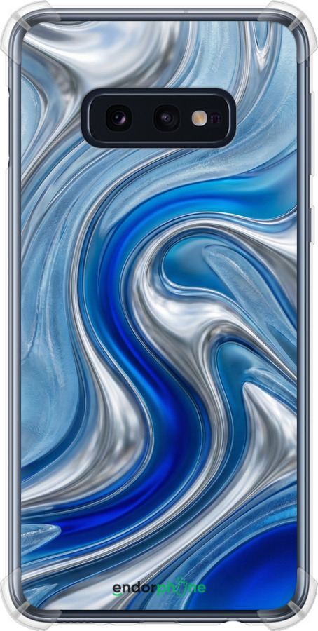 Силіконовий протиударний с посиленими кутами чехол Liquid Chrome для Samsung Galaxy S10e - 6781sp-1646 изображение 