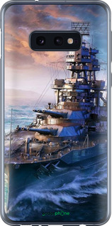 2D пластиковый чехол Военный корабль, world of tanks, wargaming для Samsung Galaxy S10e - 6461t-1646 изображение 