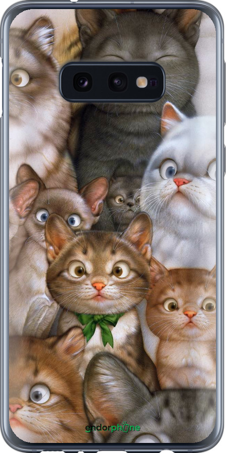 

2D пластиковий чохол "Коти" для Samsung Galaxy S10e