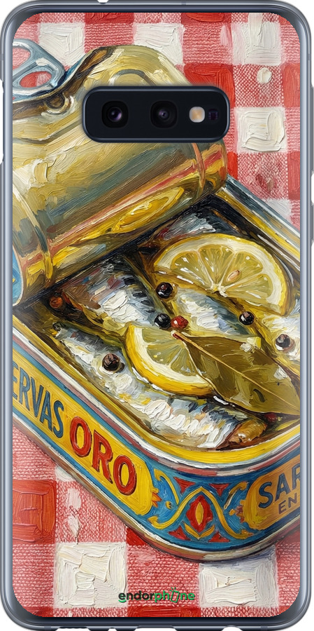 2D пластиковый чехол Vintage Sardine Tin Phone для Samsung Galaxy S10e - 6772t-1646 изображение 