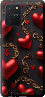 TPU чехол Сердечки для Samsung Galaxy S10 Lite 2020 - 5831b-1851 изображение 