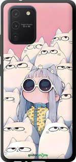 TPU чехол Малышка с котами для Samsung Galaxy S10 Lite 2020 - 6295b-1851 изображение 