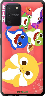 TPU чехол Бейби Шаркс для Samsung Galaxy S10 Lite 2020 - 6305b-1851 изображение 
