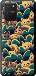 TPU чехол С изображением кошек для Samsung Galaxy S10 Lite 2020 - 6429b-1851 изображение 