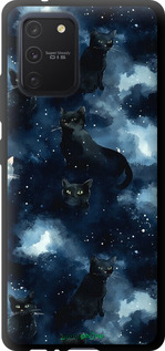 TPU чехол Изображение Кошек с тёмной акварелью для Samsung Galaxy S10 Lite 2020 - 6521b-1851 изображение 