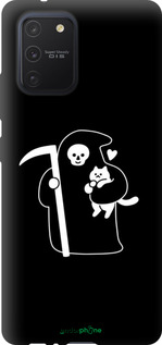 TPU чехол Минималистичный арт: смерть и кошка для Samsung Galaxy S10 Lite 2020 - 6529b-1851 изображение 