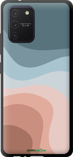 TPU чехол С синими и розовыми волнами в стиле ретро для Samsung Galaxy S10 Lite 2020 - 6532b-1851 изображение 