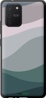 TPU чехол С фиолетовым и бирюзовым ретро-стилем и волнами для Samsung Galaxy S10 Lite 2020 - 6533b-1851 изображение 
