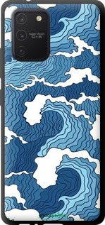 TPU чехол Абстрактний малюнок морських хвиль для Samsung Galaxy S10 Lite 2020 - 6538b-1851 изображение 