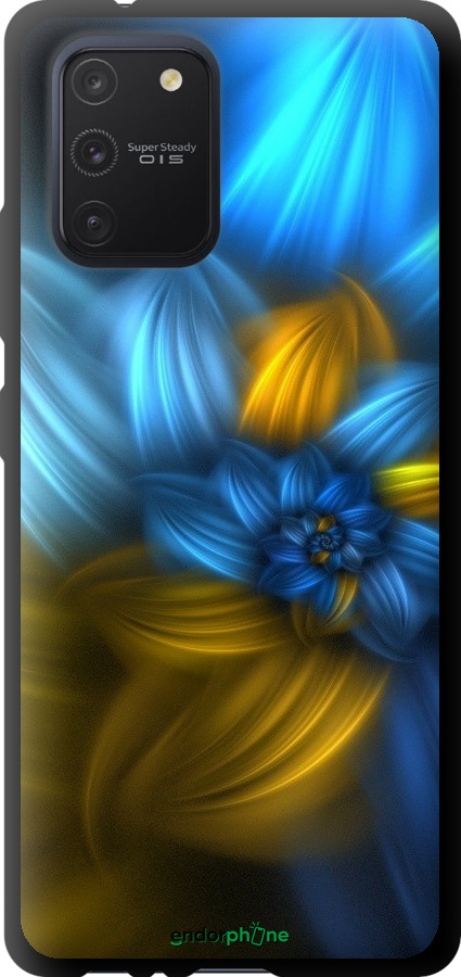 

TPU чорний чохол "Візерунок 46" для Samsung Galaxy S10 Lite 2020, Синій