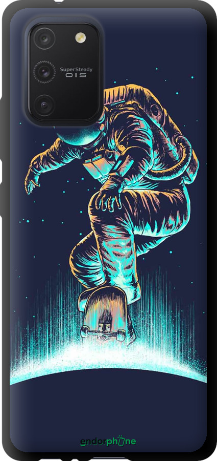 TPU чехол Космонавт на скейтборде для Samsung Galaxy S10 Lite 2020 - 4145b-1851 изображение 